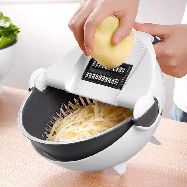 Multifunctional Vegetable Cutter With Drain Basket