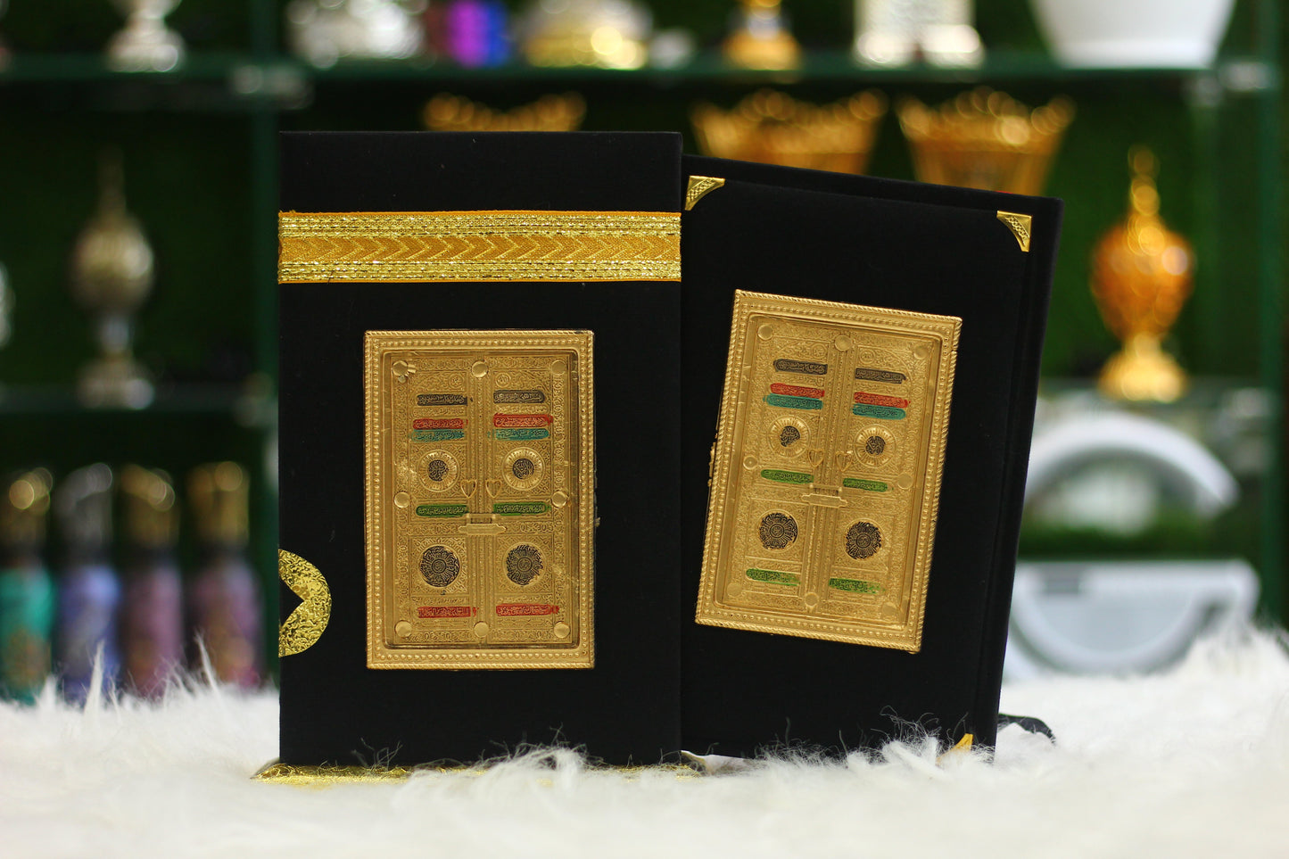 Ghilaf-e-Kaba Design Quran Pak with Premium Cover