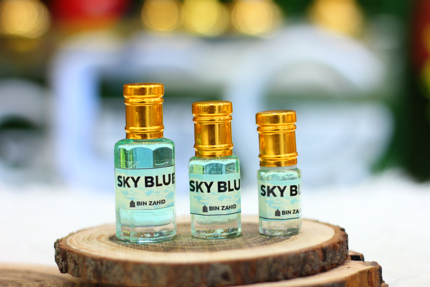 Sky Blue Attar - Calming & Uplifting Fragrance Oil