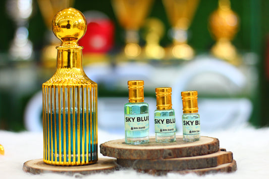 Sky Blue Attar - Calming & Uplifting Fragrance Oil