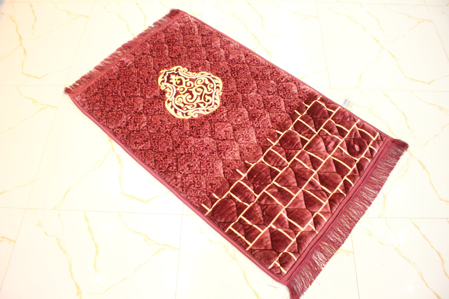 Foam Velvet Prayer Mat - Jaynamaz