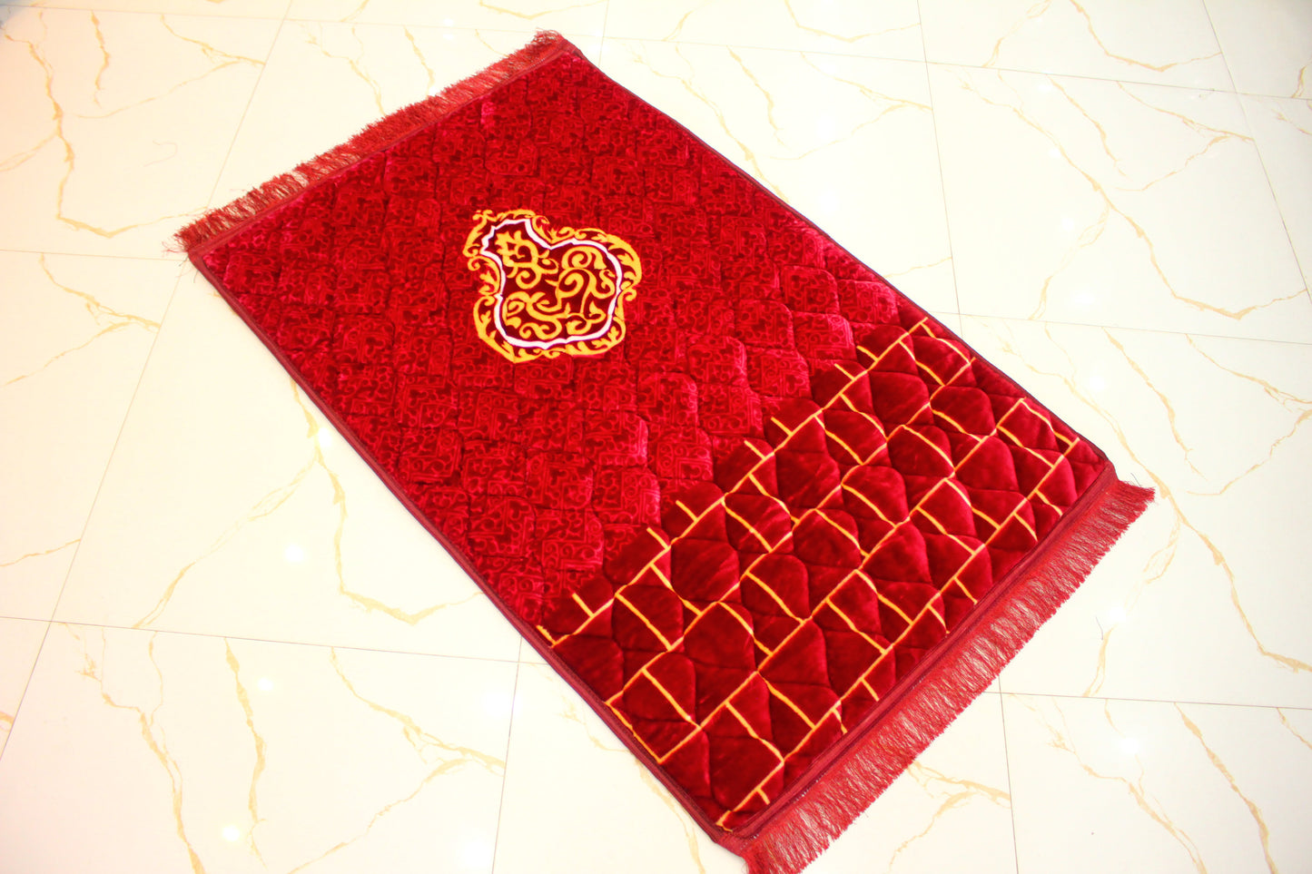 Foam Velvet Prayer Mat - Jaynamaz