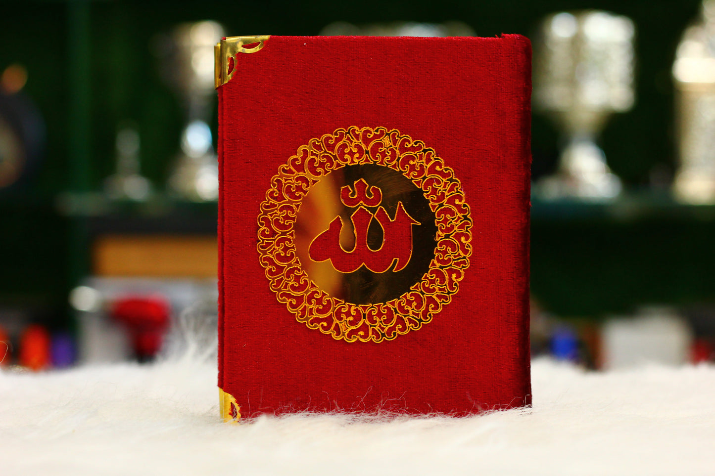 Red Quran Pak with Stylish Box - A Bold and Sophisticated Way to Carry Your Faith