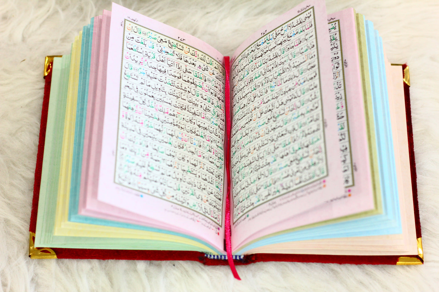 Red Quran Pak with Stylish Box - A Bold and Sophisticated Way to Carry Your Faith