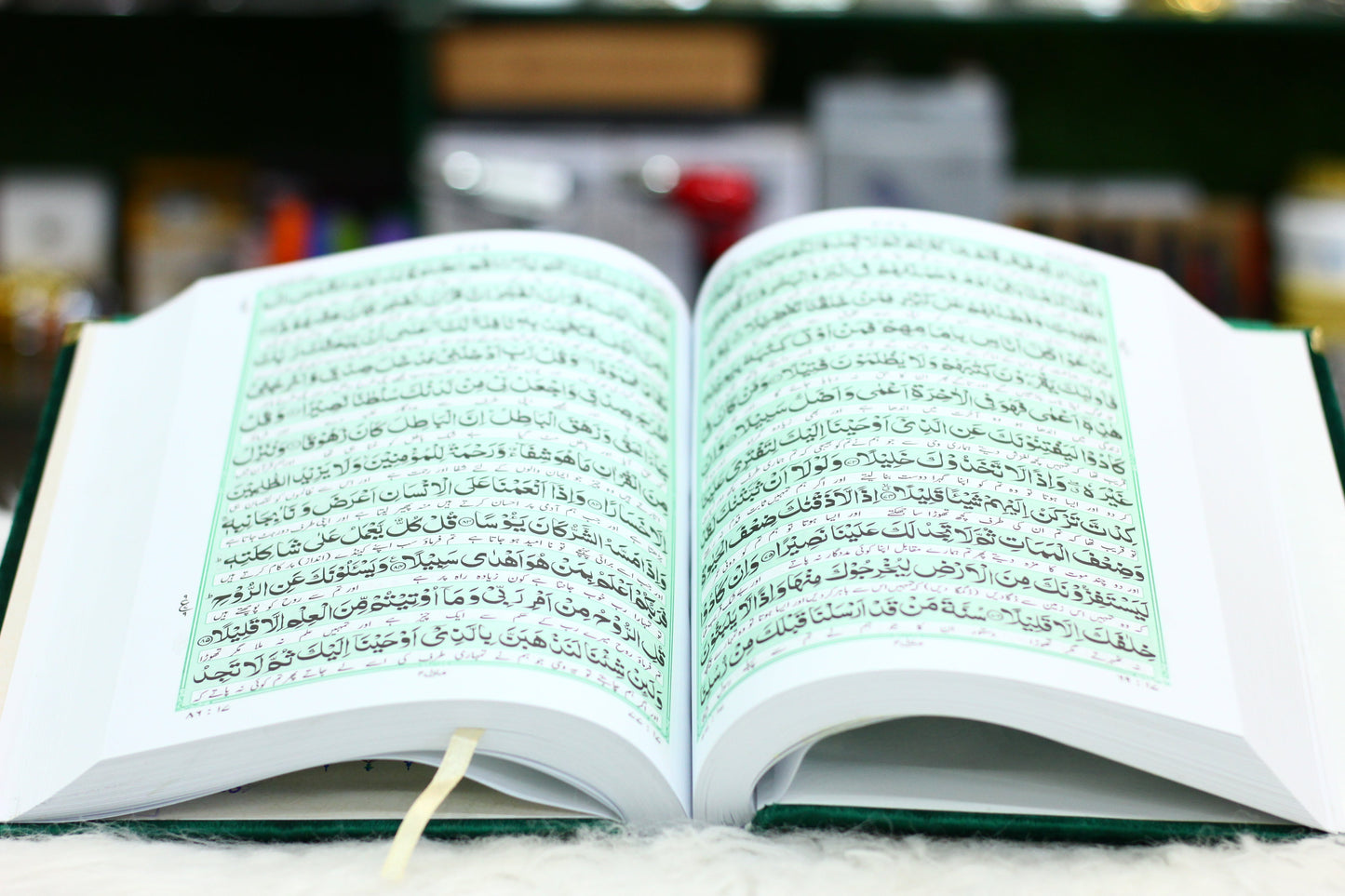 Black Acrylic Box Quran Pak with Rehal, Tasbih, and Counter