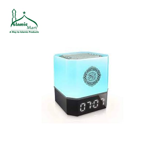 Touch Lamp Azan Clock Quran Cube Speaker QB303