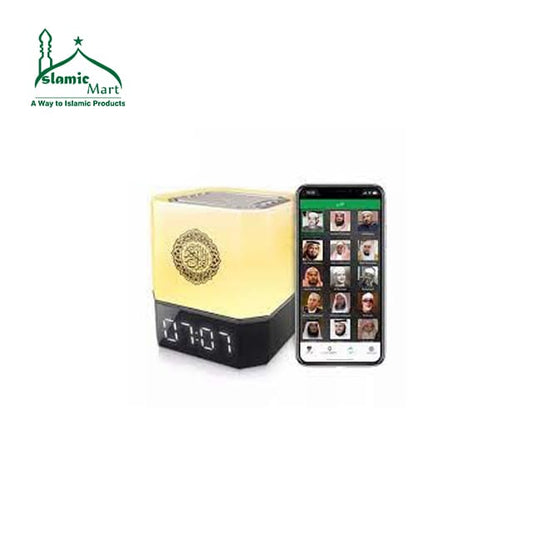 Touch Lamp Azan Clock Quran Cube Speaker QB303