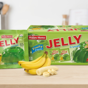 Banana Jelly Powder - 40g x 12 Sachets Wholesale Pack - Fruity Flavor Jelly Crystals Pre-Order/Promise to Sell - Order subject to confirmation & cancellation