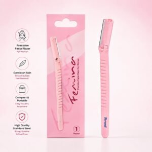 Pack of 2 Femina Eyebrow & Facial Razor for Women ? Precision Face Hair Removal Razor premium Quality
