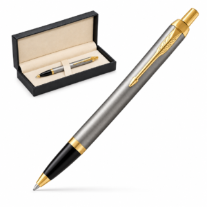 Parker Jotter Brushed Metal Ballpoint Pen GT (Core Series)
