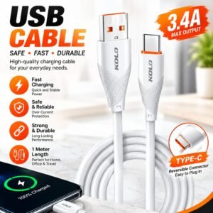 Kolo Type C fast charging cable