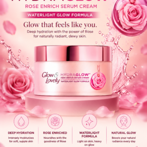 Glow & Lovely Hydra Glow Rose Enrich Serum Cream  60 gms