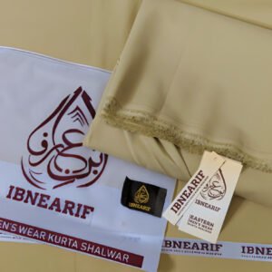 Wash n wear unstitched suit R0018 Sand Beig (Riwayat Collection)