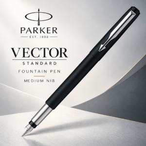 Parker Vector Standard Fountain Pen – Black